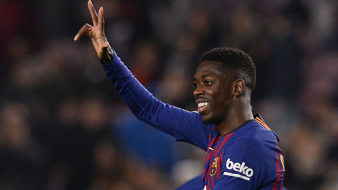 Dembele double helps Barca defeat Levante but threat of disqualification looms Dembele double helps Barca defeat Levante but threat of disqualification looms