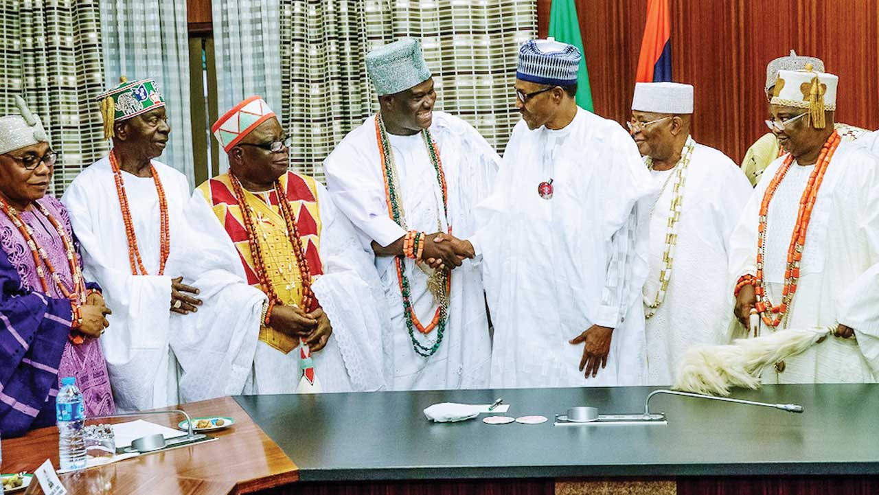 President meets South West traditional rulers in Aso Rock President meets South West traditional rulers in Aso Rock