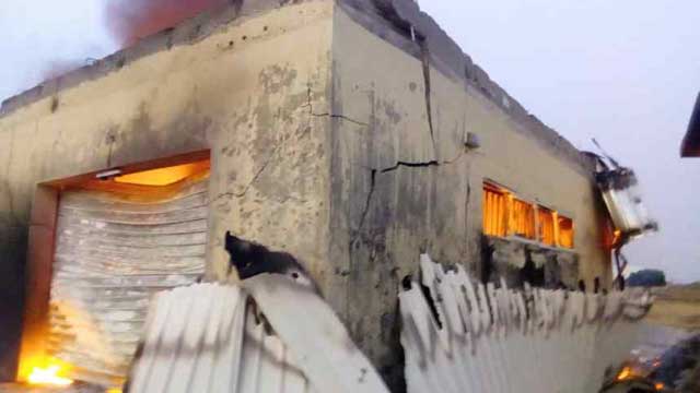 Fire guts INEC office in Plateau LG Fire guts INEC office in Plateau LG