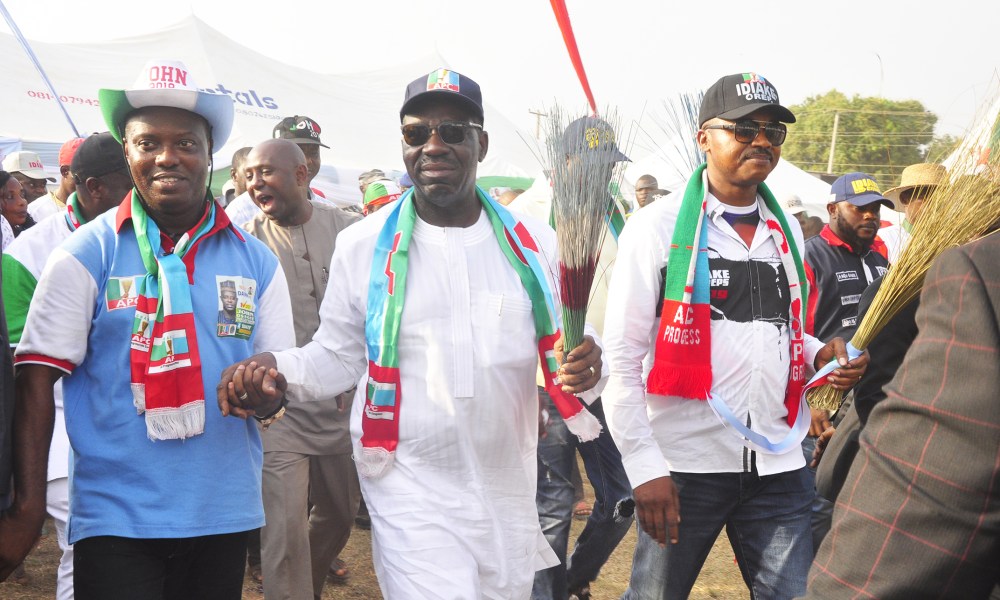 Obaseki Okays Construction Of Ugun-Amahor Road At APC Rally In Igueben Obaseki Okays Construction Of Ugun-Amahor Road At APC Rally In Igueben