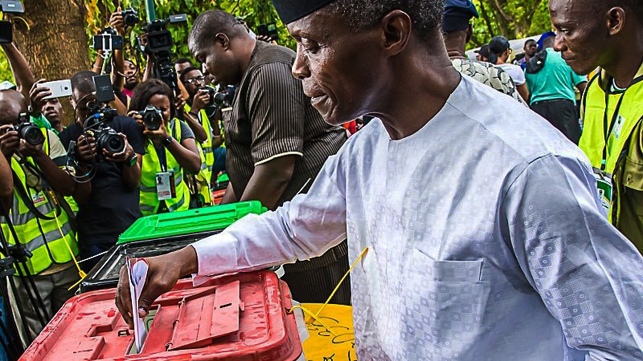 Osinbajo, Durotoye vote in same polling unit Osinbajo, Durotoye vote in same polling unit The Guardian Nigeria News