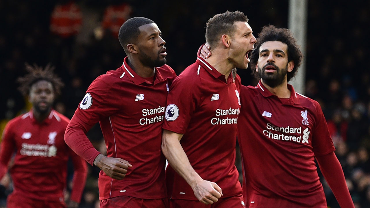 Liverpool survive Fulham scare to go top of Premier League | Liverpool survive Fulham scare to go top of Premier League |