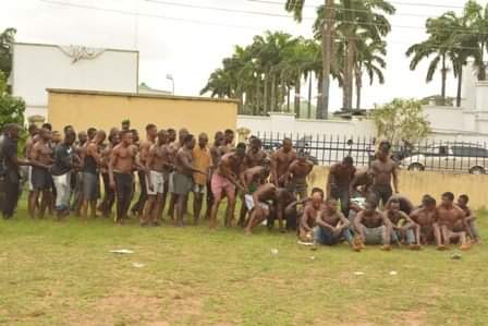 Police parade suspected political thugs in Imo | Police parade suspected political thugs in Imo |