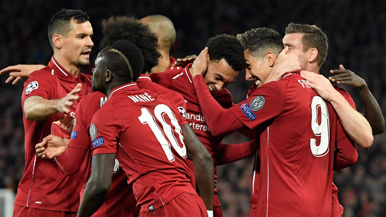 Liverpool ease past Porto to close on Champions League semi-final | Liverpool ease past Porto to close on Champions League semi-final |