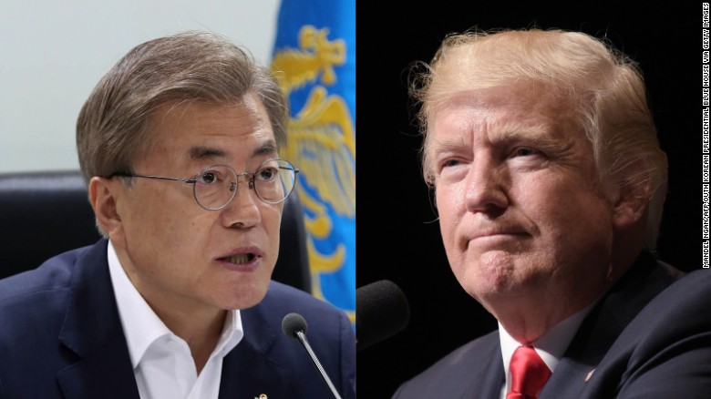 trump and moon