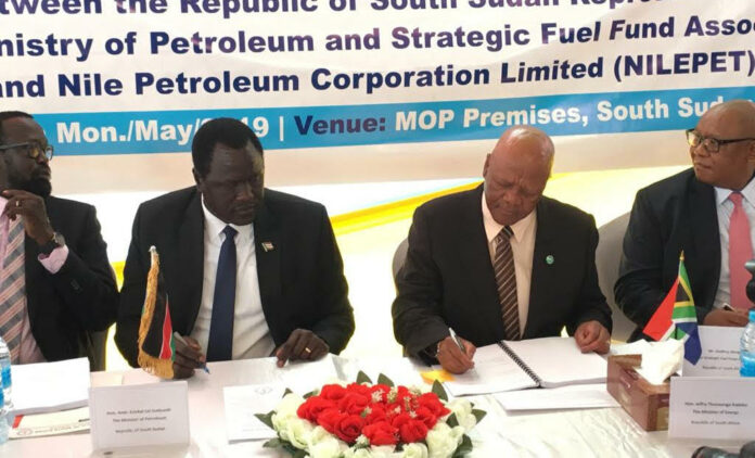 new exploration and production sharing agreement (EPSA) between South Sudan and South Africa’s Strategic Fuel Fund (SFF)