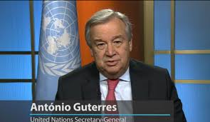 UN Sec Gen Antonio Guterres