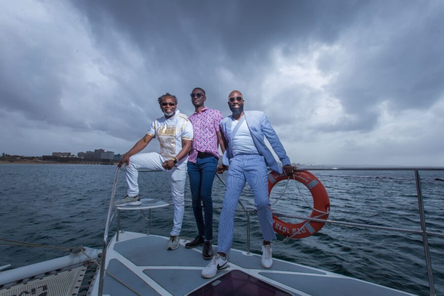 Kelechi Amadi Obi, Ameyaw Debrah and Mai Atafo at the Wilson Wharf 