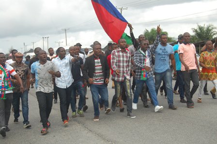 Protesting-Ijaw-youths