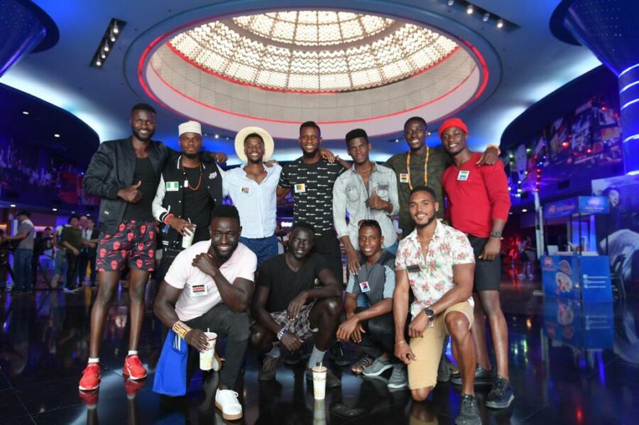 The 13 contestants from Africa at the 2019 Mr World