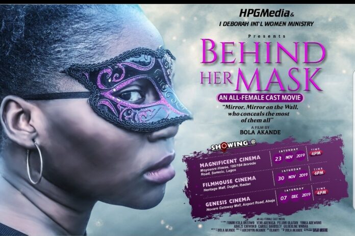 BEHIND HER MASK Image
