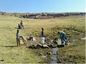 Villagers from Gqogqorha have been without tap water for three months Villagers from Gqogqorha have been without tap water for three months