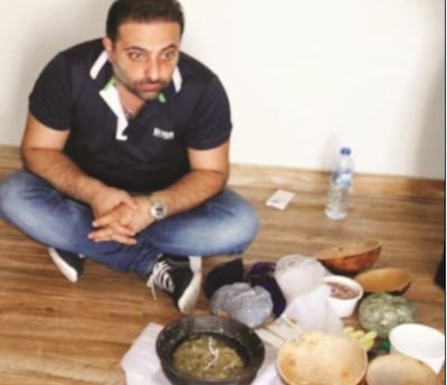 Hamza Koudieh and his voodoo charms