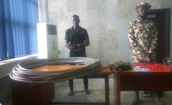 fake-soldier-cable-vandal-arrested-in-Enugu-655x400