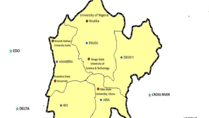 Map-of-southeast-Nigeria-showing-the-study-area-and-the-selected-universities-Source-copy