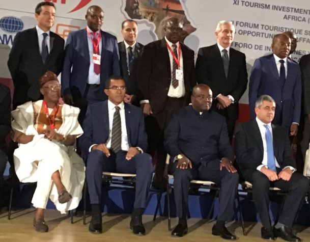 Minister of Information and Culture, Alhaji Lai Mohammed (Sitting first left) and some other Africa Ministers participating in the 11th edition of Tourism Investment and Business Forum for Africa on Thursday in Madrid, Spain. Minister of Information and Culture, Alhaji Lai Mohammed (Sitting first left) and some other Africa Ministers participating in the 11th edition of Tourism Investment and Business Forum for Africa on Thursday in Madrid, Spain.