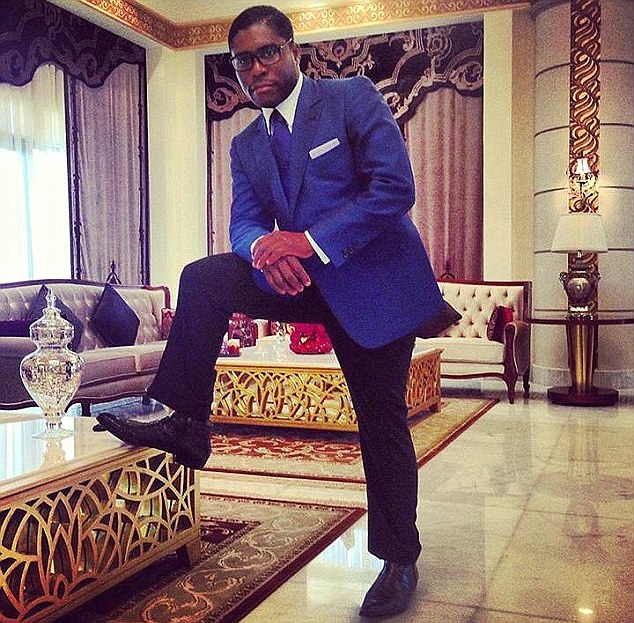 Teodorin Obiang, the son of Equatorial Guinea’s leader