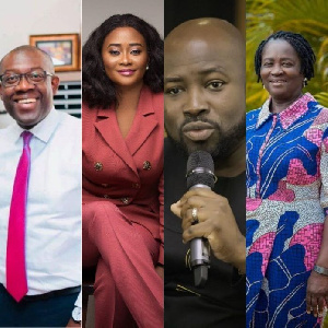 Kojo Oppong Nkrumah, Angela Kyeremanten-Jimmoh, Senyo Hosi and Prof Jane Opoku Agyemang Kojo Oppong Nkrumah, Angela Kyeremanten-Jimmoh, Senyo Hosi and Prof Jane Opoku Agyemang