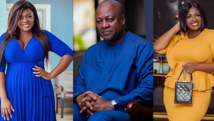 John Dramani Mahama and Tracey Boakye John Dramani Mahama and Tracey Boakye