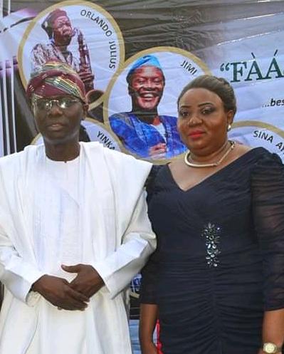 Sanwo-Olu and Bimbo Esho Sanwo-Olu and Bimbo Esho