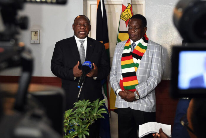 Ramaphosa & Mnangagwa