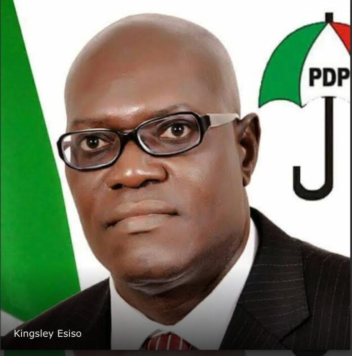 Chairman of Delta State Chapter of Peoples Democratic Party (PDP), Mr. Kingsley Esiso Chairman of Delta State Chapter of Peoples Democratic Party (PDP), Mr. Kingsley Esiso