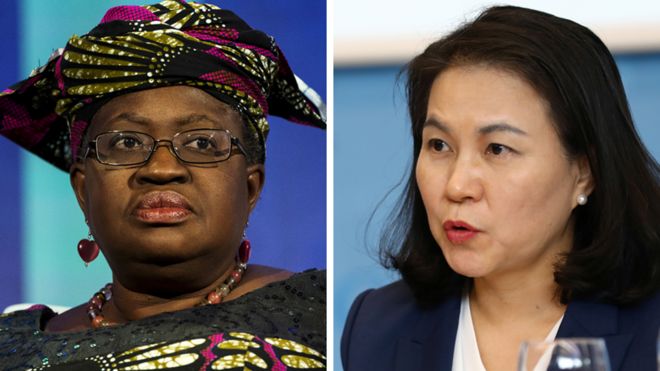 Ngozi Okonjo and Yoo Myung-hee are both in the running to lead the WTO Ngozi Okonjo and Yoo Myung-hee are both in the running to lead the WTO