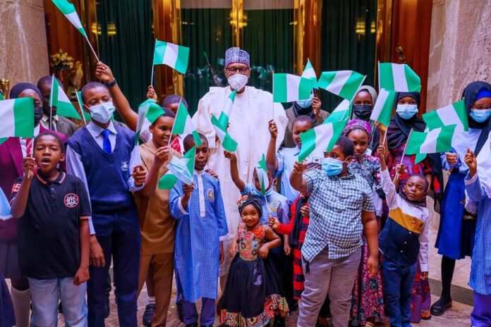 Buhari on children day