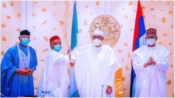 Defection -You’re Welcome To Progressives Family – Buhari Tells Sen Nwaoboshi