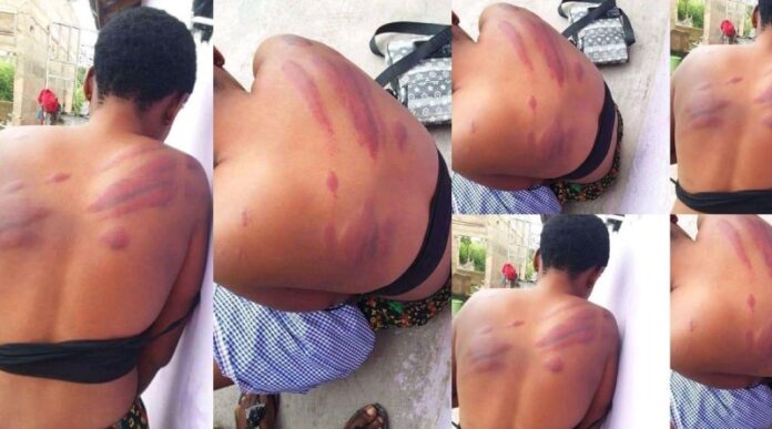 Outrage-as-school-headmaster-flogs-WASSCE-candidate-leaving-her-with