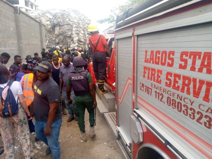 Collapsed-building