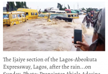 Floods Overwhelm Lagos Communities, Wreck 25 Vehicles