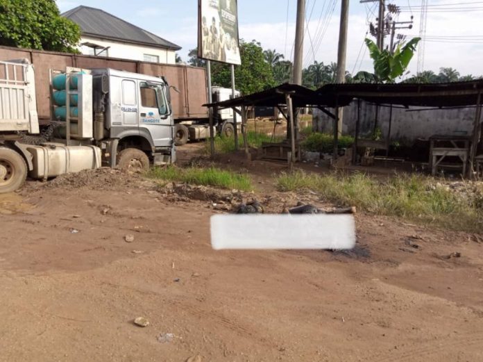 dangote truck killed