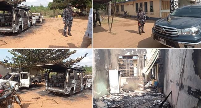 Gunmen-kill-three-police-officers-in-Ebonyi-burn-vehicles
