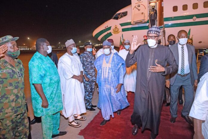 Buhari-Returns-From-London-Medical-Vacation