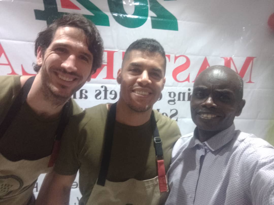 ATTWON President, Omololu Olumuyiwa with the Chefs
