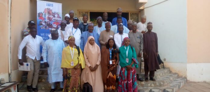 Group picture of stakeholders at the PLAN Int'l organized International Day of Education advocacy dialogue at Sokoto Ministry of Education. PHOTO BY ANKELI EMMANUEL Group picture of stakeholders at the PLAN Int'l organized International Day of Education advocacy dialogue at Sokoto Ministry of Education. PHOTO BY ANKELI EMMANUEL