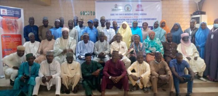 Group picture of participants at the STCI, Nigeria engagement with stakeholders on Safe Spaces in 100 schools and Life Skills Training for 62,864 students in Sokoto State. Picture by Ankeli Emmanuel