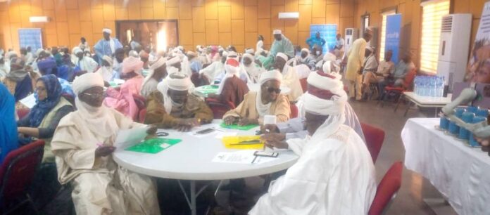 Cross section of participants at the UNICEF Representative meeting with Sokoto state LGAs, chairmen, Religious and Traditional Leaders aimed at Accelerating Progress Towards Eradication of Polio Virus in Sokoto State. PHOTO BY ANKELI EMMANUEL, Sokoto Cross section of participants at the UNICEF Representative meeting with Sokoto state LGAs, chairmen, Religious and Traditional Leaders aimed at Accelerating Progress Towards Eradication of Polio Virus in Sokoto State. PHOTO BY ANKELI EMMANUEL, Sokoto