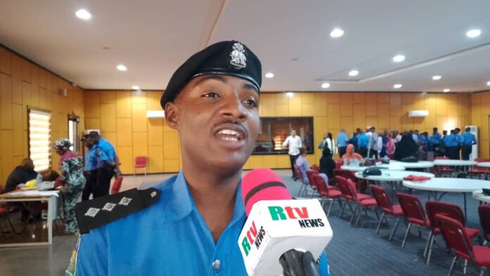 Sokoto State Police Command Public Relations Officer (PPRO) ASP Ahmed Rufai delivering paper at the event Sokoto State Police Command Public Relations Officer (PPRO) ASP Ahmed Rufai delivering paper at the event
